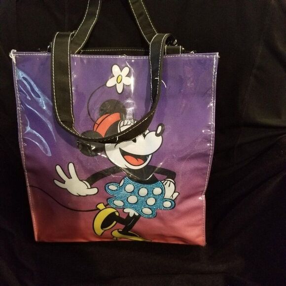 Walt Disney Minnie Mouse Beaded Skirt Tote Bag Accessory - Picture 3 of 11
